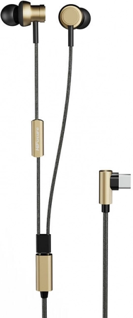 écouteurs filaires HiFuture Hi5 avec USB‑C (or)