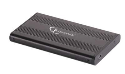 Behuizing voor HDD 2.5'' SATA aluminium zwart