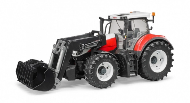 Bruder tractor Steyr Terrus CVT met voorlader