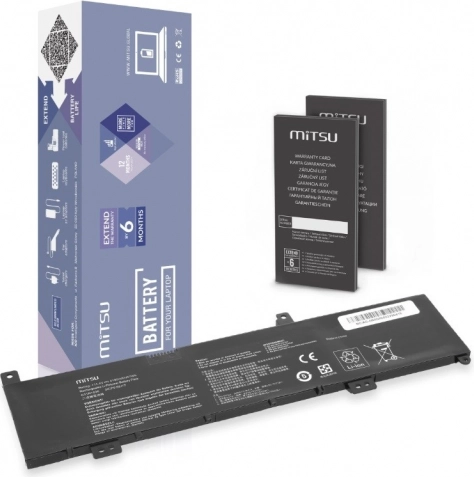 Batterie MITSU C31N1636 für ASUS VivoBook Pro (11,4 V, 4100 mAh, 47 Wh)