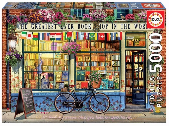 Puzzel EDUCA Grootste boekhandel ter wereld 5000 stukken
