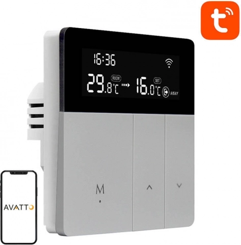 Intelligenter Thermostat für Kessel mit Wi‑Fi TUYA AVATTO