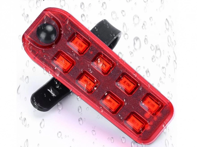 Achterste LED-fietslicht met USB-oplading