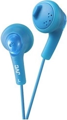Blue JVC HA-F160 in-ear headphones