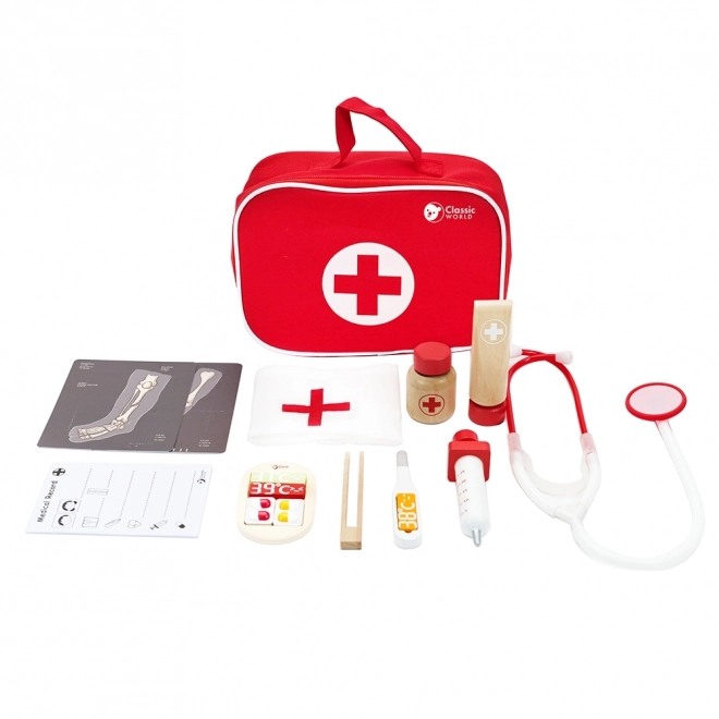 Doctor Playset with Wooden and Plastic Accessories