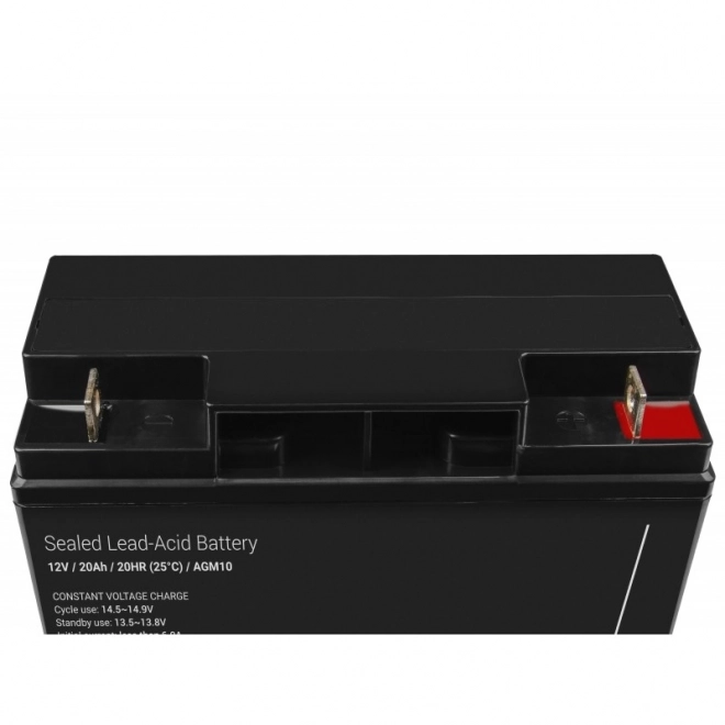 Batterie de charge AGM VRLA Green Cell AGM10 12V 20Ah (pour tondeuses, bateaux, moteurs, chariots)