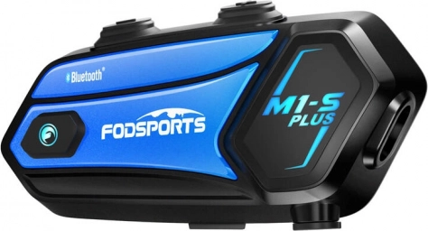 Intercom pour motos Fodsports M1-S Plus noir