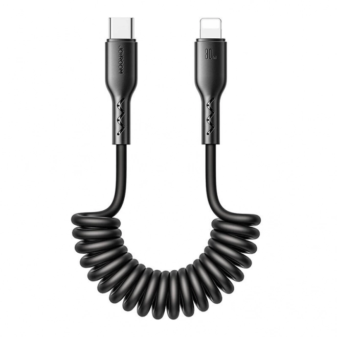 Schnellladekabel Auto Joyroom Typ-C auf Lightning Easy-Travel 30W 1,5 m Schwarz