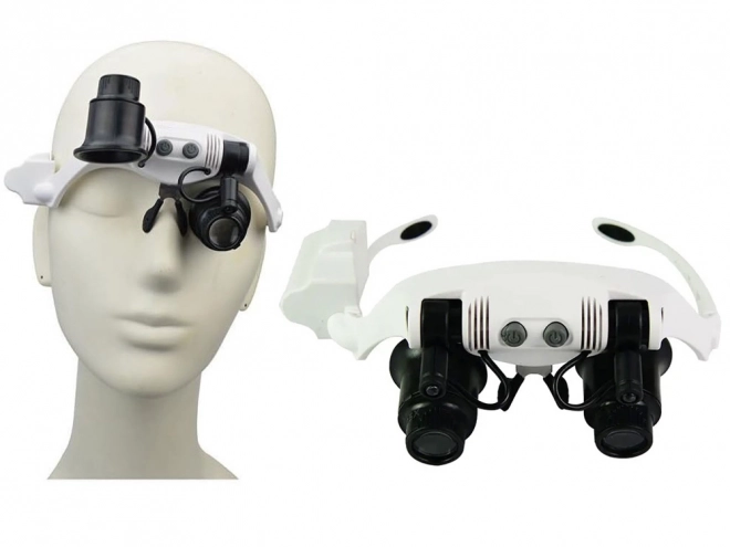 LED Head Magnifier with Interchangeable Lenses
