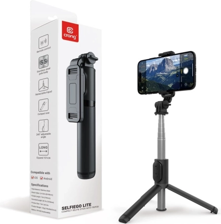 SelfieGo leichter Bluetooth-Stativ mit Selfie-Stange