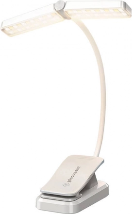 Boeklampje Glocusent Wingy USB‑C wit