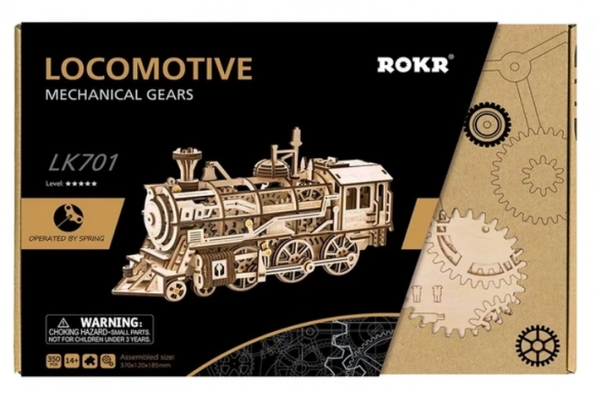Locomotief - 3D houten bouwpakket