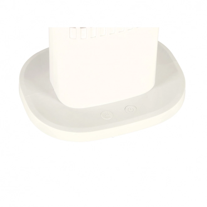 Draagbare witte ventilator en airconditioner met bevochtiger