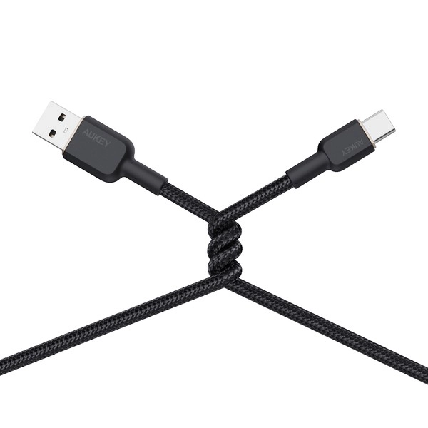 Câble USB-C vers USB-A en nylon AUKEY 1.8m
