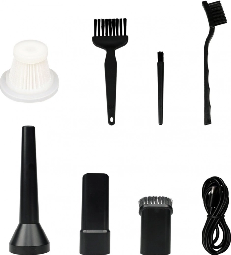 Rich set of attachments and HEPA filters