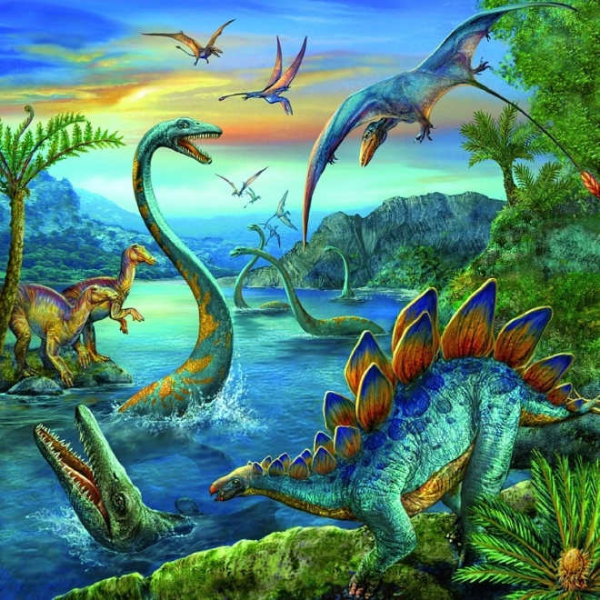 Ravensburger puzzle Dinosaur Fascination 3x49 pieces