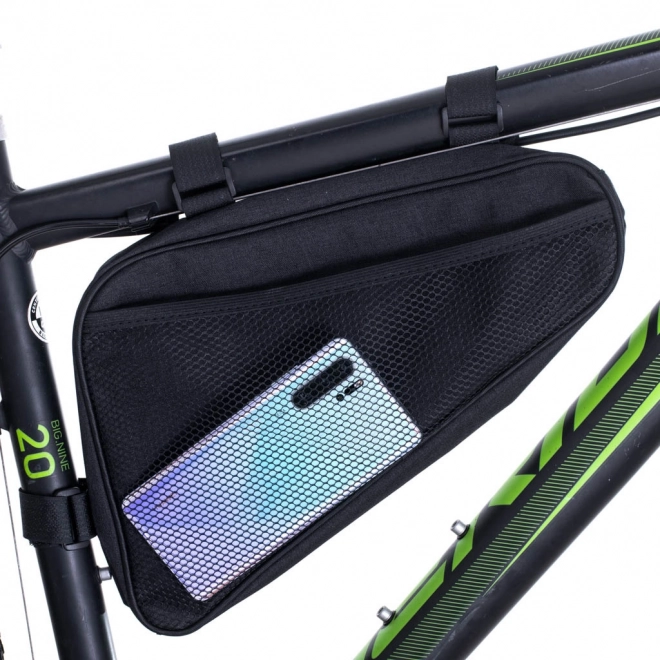 Dreieckige Fahrradtasche unter dem Rahmen