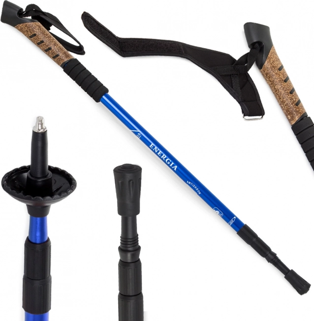 Trekkingstok met kurken handgreep en anti-shock systeem – Trekkingstokken