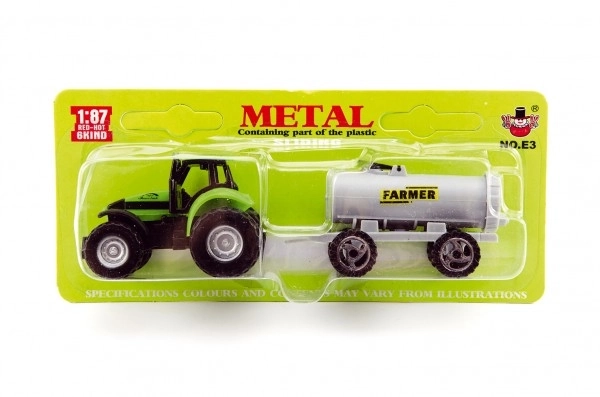 Tractor met aanhanger 16 cm