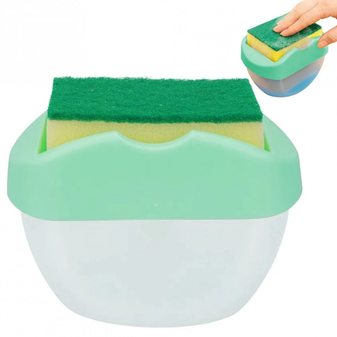 Zeepdispenser met sponsbakje