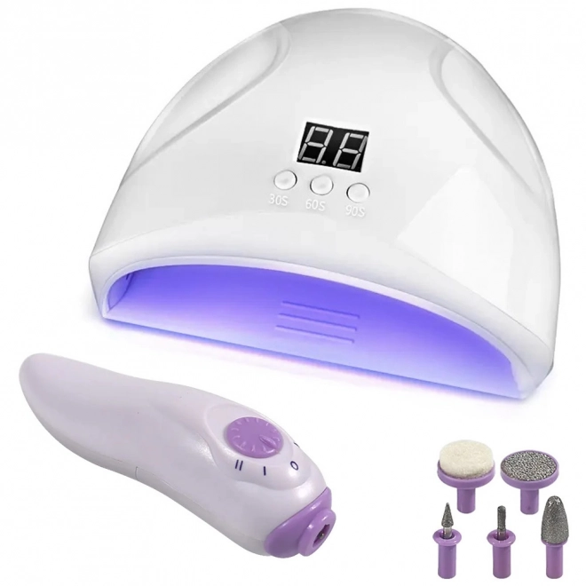 Professionele hybride set UV LED-lamp en frees 12W