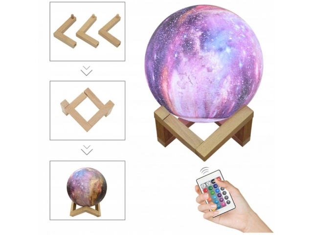 Moon Light Night Lamp with Remote Control