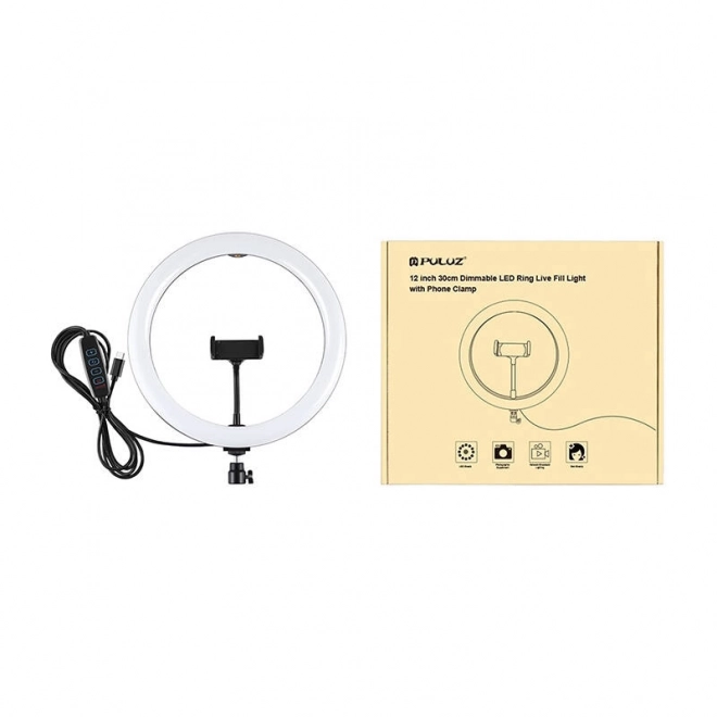 Circular light with phone holder PULUZ
