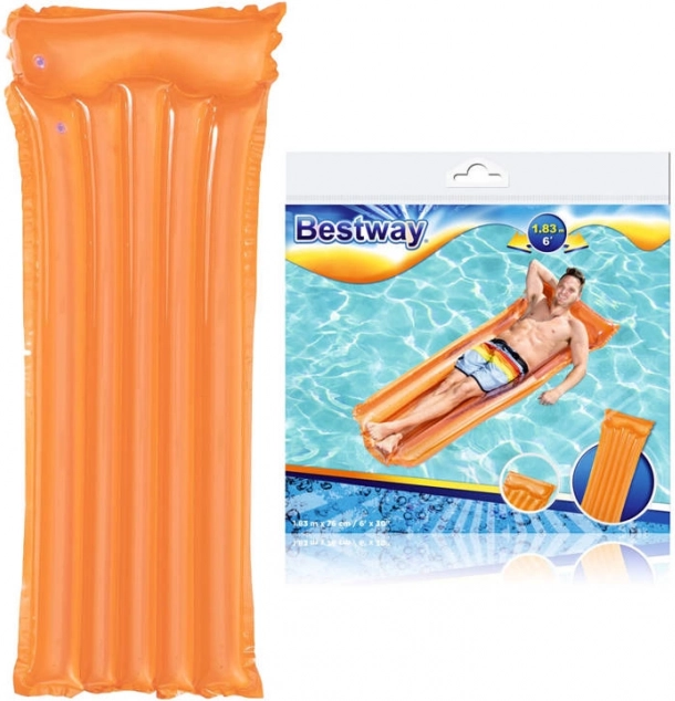Bestway matelas pneumatique Deluxe 183 × 76 cm – Orange