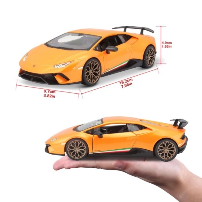 Metal Model Lamborghini Huracan Performante 1:24