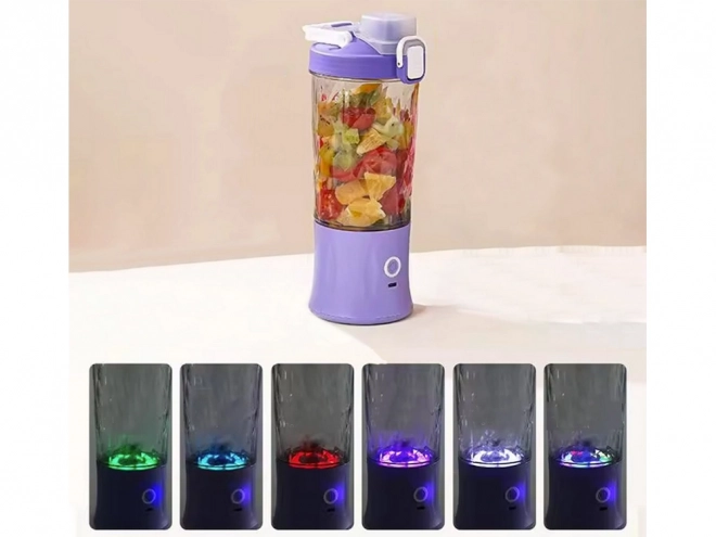 Tragbarer Smoothie-Mixer mit USB Wiederaufladbarem Akku und Eiscrusher