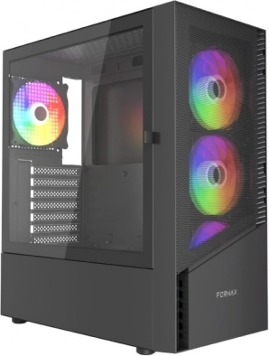 PC-Gehäuse Fornax 4300 Midi Tower ATX schwarz