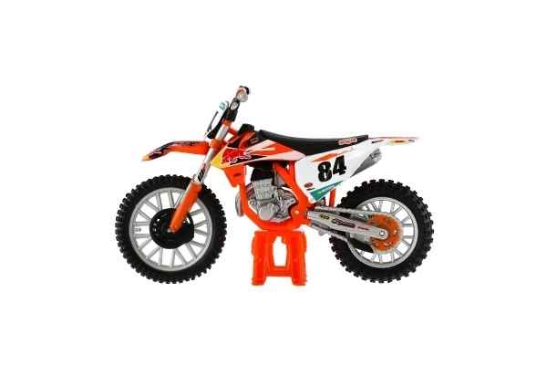 Motorfiets replica KTM 450 SX-F Factory Edition 2018 van Bburago