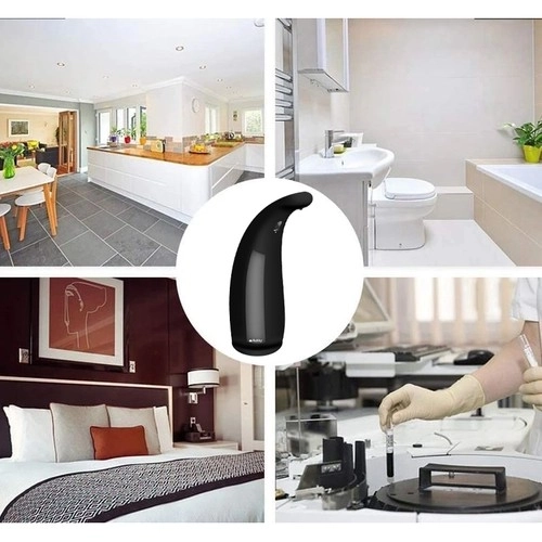 Distributeur de savon sans contact noir Ruhhy 22229