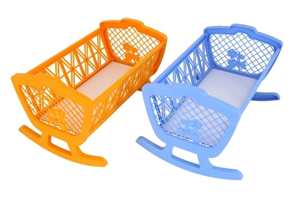 Poppenwieg zonder set plastic 47x35x30cm in doos 48x32x8cm