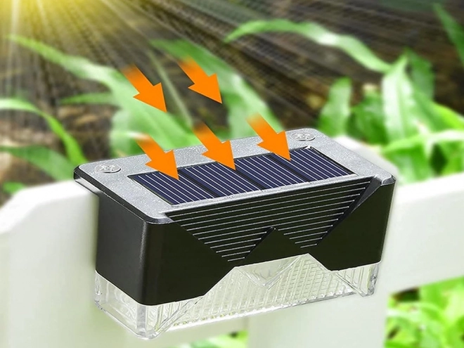 Solarlampen mit Dämmerungssensor für Garten, Treppen und Terrasse