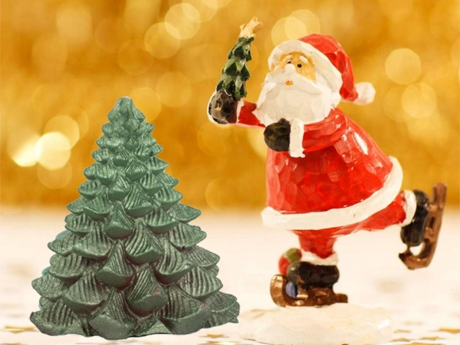 Kerstkaars in de vorm van een boom