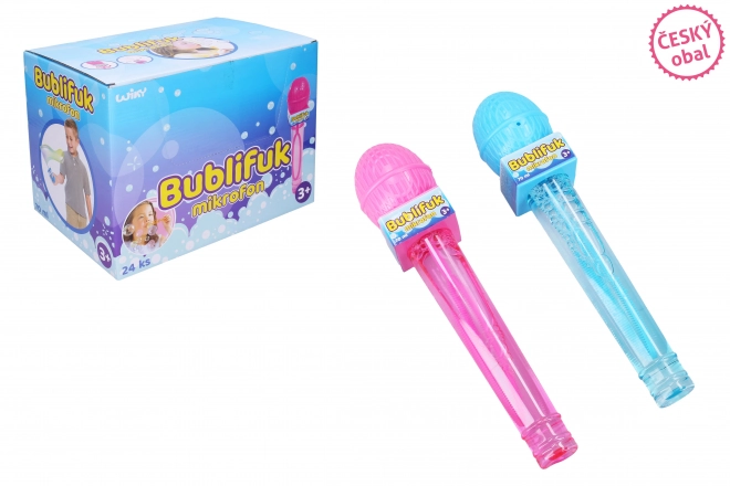 Bellenblaas in de vorm van een microfoon 70 ml