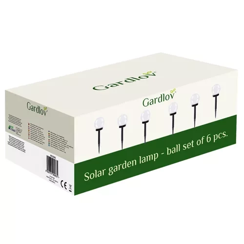 Solar Gartenlampen Set - Kugel