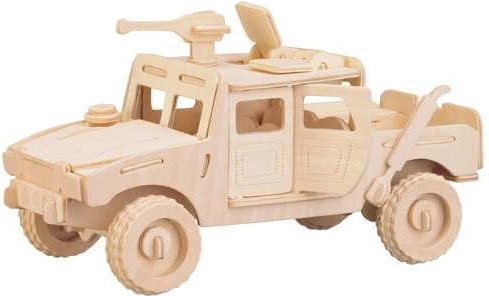 Woodcraft puzzle 3D en bois véhicule blindé
