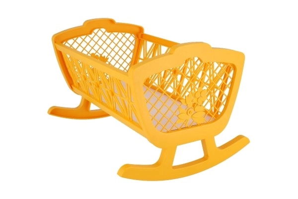 Poppenwieg zonder set plastic 47x35x30cm in doos 48x32x8cm