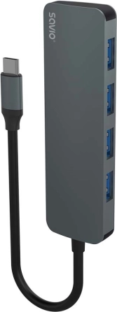 Savio 4‑Port USB‑C Hub 3.1 Gen 1 (5 Gbit/s)