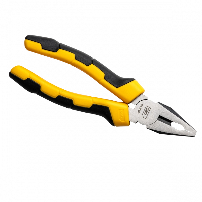 Gecombineerde tang 7" Deli Tools geel
