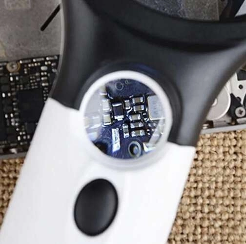 Ergonomische Lupe mit LED-Beleuchtung Izoxis