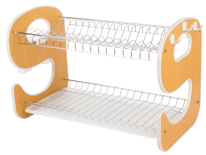 Smart organization with basket and hooks
