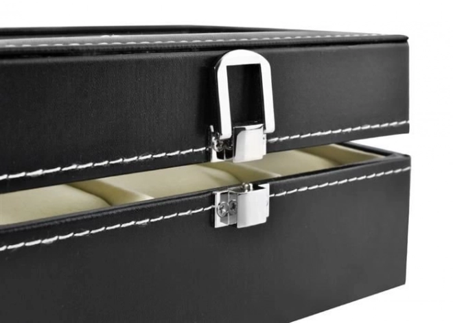 Elegant Watch Organizer with Three Compartments