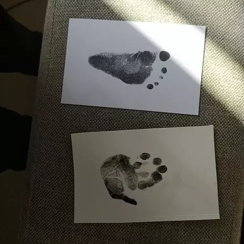 Ruhha kind handje/voetafdruk 20586