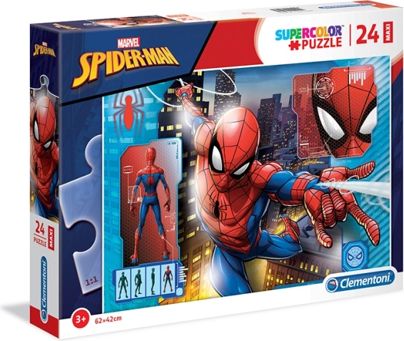 Puzzle 24 Pieces Maxi Super Color Spider-Man
