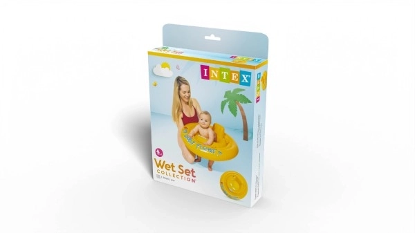 Baby zwemband opblaasbaar +- 70cm in doos 6-12m