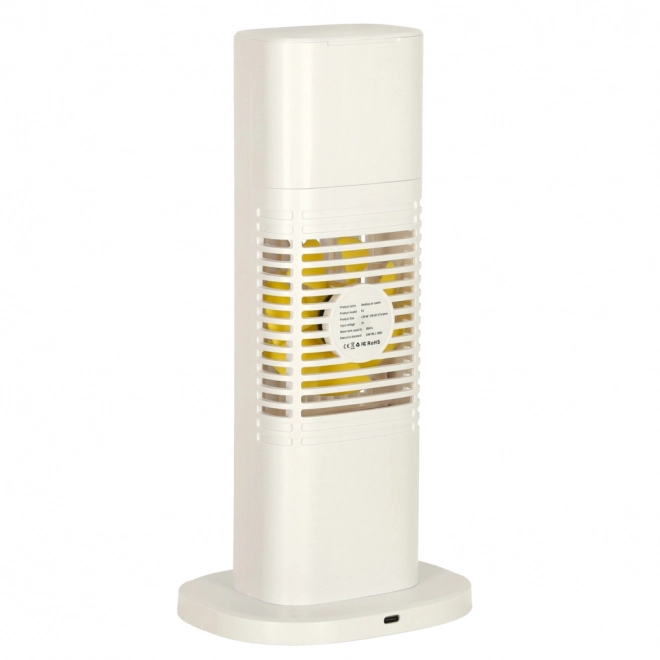 Draagbare witte ventilator en airconditioner met bevochtiger