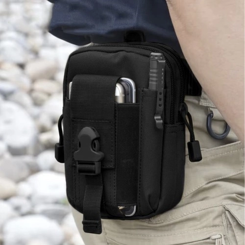 Tactische heuptas + riem zwart Trizand 24321